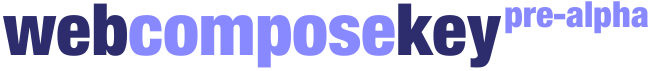 webCOMPOSEkey logo